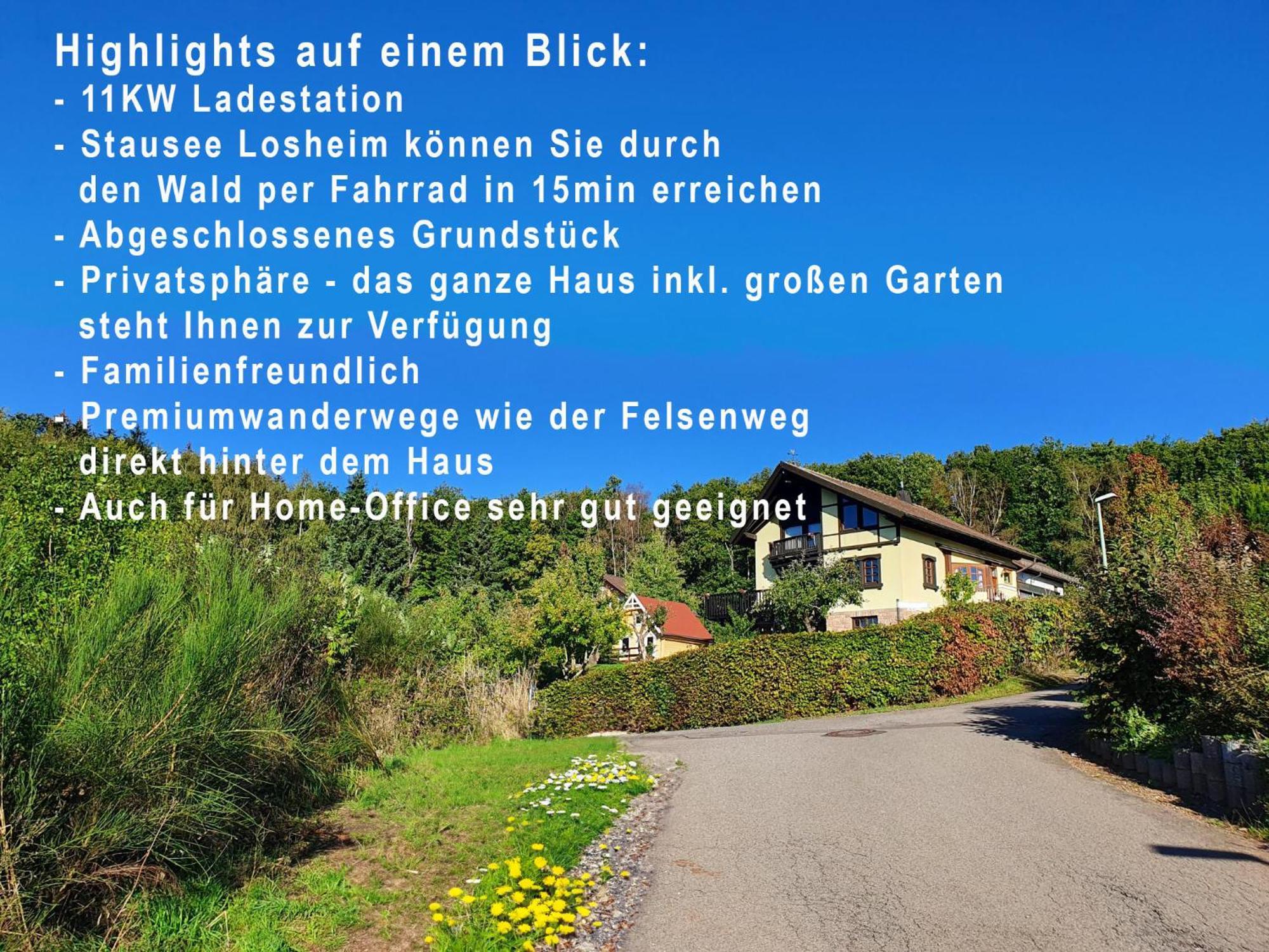 Sonnige Aussicht Villa Losheim Eksteriør bilde